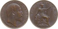 Großbritannien Edward VII., 1901 - 1910 Farthing 1903 Vorzüglich