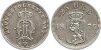 Norwegen 25 Öre Oskar II., 1872 - 1905 -