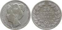 Niederlande, Königreich 25 Cent Wilhelmina, 1890 - 1948 -