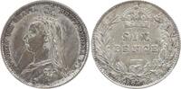 Großbritannien 6 Pence Victoria, 1837 - 1901 -