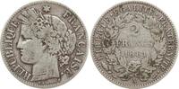 Frankreich, 3. Republik Typ Cérès, Paris 2 Francs 1881 A Besser als schön