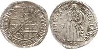 Trier, Erzbistum Petermännchen 1683 CL Johann Hugo von Orsbeck, 1676 - 1711 EF mit Prägeglanz, min. Prägeschwächen