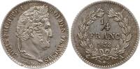 Frankreich, Königreich 1/4 Franc Louis Philippe, 1830 - 1848, Paris -