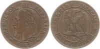 Frankreich, Kaiserreich 2 Centimes Bordeaux, Napoleon III., 1852 - 1870 -