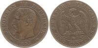Frankreich, Kaiserreich 5 Centimes Napoleon III., 1852 - 1870, Straßburg, Mzz. Hund / Chien -
