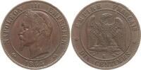 Frankreich, Kaiserreich 10 Centimes Napoleon III., 1852 - 1870, Bordeaux -