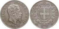 Italien, Königreich 5 Lire Vittorio Emanuele II., 1861 - 1878 -