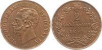Italien, Königreich 2 Centesimi Vittorio Emanuele II., 1861 - 1878, Mailand -