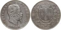 Italien, Königreich 5 Lire Vittorio Emanuele II., 1861 - 1878 -