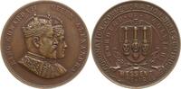 Großbritannien Bronzemedaille Edward VII., 1901 - 1910, v. Jenkins, Krönungsfeier in Borough of Woolwich -