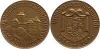 Österreich - Vorarlberg auf das 12. Vorarlberger Bundesschießen in Feldkirch, Ansicht der Schattenburg Bronzemedaille 1935 Vorzüglich, mattiert, fein