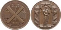 Schweiz Bronzemedaille v. Hugues Bovy, auf die 500 Jahrfeier der Schlacht bei Sempach -