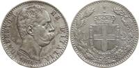 Italien, Königreich 2 Lire Umberto I., 1878 - 1900 -