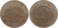 Niederländisch Ostindien 1 Cent Wilhelm III., 1849 - 1890 -