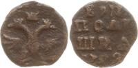 Russland Polushka (1/4 Kopeke) Peter I., 1689 - 1725 -