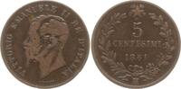 Italien, Königreich 5 Centesimi Vittorio Emanuele II., 1861 - 1878 -