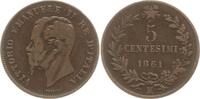 Italien, Königreich 5 Centesimi Vittorio Emanuele II., 1861 - 1878 -