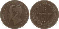 Italien, Königreich 5 Centesimi Vittorio Emanuele II., 1861 - 1878 -