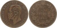 Italien, Königreich 5 Centesimi Vittorio Emanuele II., 1861 - 1878, Neapel -