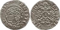 3 Kreuzer (Groschen) 1614 Solms-Lich, Grafschaft Ernst II., 1602 - 1619 Sehr schön - vorzüglich, kl. Prägeschwächen