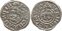 Anhalt - gemeinschaftlich 1/24 Taler (Groschen) Johann Georg I., Christian I., August, Rudolf, Ludwig, 1603-1618, Mzz. Zainhaken -