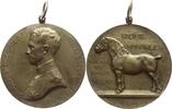 Belgien, Königreich Tragbare Bronzemedaille v. Devreese, Leopold III., Protecteur, Société Royale, Le Cheval de Trait Belge -