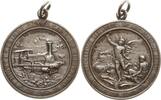 Argentinien Tragbare Medaille 50 Jahre Eisenbahn, Lokomotive La Portena von 1857 / 22500 Schienenkilometer -