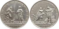Deutschland Silbermedaille v. G. Hautsch, auf die männlichen Tugenden -