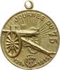 Frankreich, 1. Weltkrieg Messing - Blechanhänger Journée du 75 -- 1914 - 1915 -