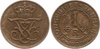 Dänemark, Königreich 1 Öre Frederik VIII., 1906 - 1912 -