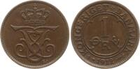 Dänemark, Königreich 1 Öre Frederik VIII., 1906 - 1912 -