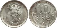 Dänemark, Königreich 10 Öre Christian X., 1912 - 1947 -