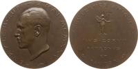 Belgien, Königreich, Brüssel, Stadt Bronzemedaille v. Bonnetaire, auf den Mäzen und Musikliebhaber Henry le Boeuf, 1874 - 1935 -