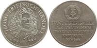 Berühmte Personen - Musiker und Komponisten Kupfer-Nickel Medaille DDR, auf den Komponisten Georg Friedrich Händel, 1685-1759 -