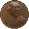Frankreich, Königreich Einseitige Bronzemedaille Ludwig XVI., a.d. Finanzminister u. Genfer Bankier Jacques Necker, 1732 - 1804 -