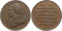Frankreich, Königreich Bronzemedaille Ludwig XVIII., 1814-1824, v. Depaulis bei Puymaurin, auf die Verfassung von 1814 -