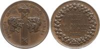Frankreich, Königreich, Stadt La Rochelle Bronzemedaille Ludwig XVIII., Hinrichtung der 4 Sergeants von La Rochelle durch die Guillotine -