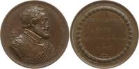 Frankreich, Königreich Bronzemedaille v. Droz bei Puymaurin, auf Henri IV., Tout Perissait Enfin Lorsque Bourbon Parut -