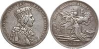 Frankreich, Königreich Silbermedaille Ludwig XVI., 1774-1792, v. Duvivier, auf seine Weihe in der Kathedrale von Reims -