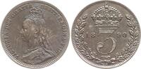 Großbritannien 3 Pence Victoria, 1837 - 1901 -