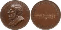 Großbritannien Bronzemedaille auf Sir Isaac Pitman, Erfinder der Phonografie, 1813 - 1897 -