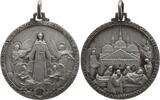 Italien, Haus Savoyen Tragbare versilberte Bronzemedaille auf den 600. Todestag des heiligen Antonius von Padua, 1195 - 1231 -