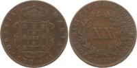 Portugal, Königreich 20 Reis Maria II., 1834 - 1853 -
