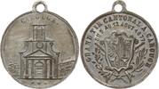 Schweiz - Genf Tragbare Zinnmedaille Kantonalschießen (Grand Tir Cantonal) in Carouge -