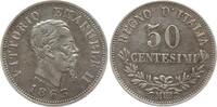 Italien, Königreich 50 Centesimi Vittorio Emanuele II., 1861 - 1878 -