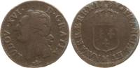 Frankreich, Königreich 1/2 Sol Ludwig XVI., 1774 - 1793, Toulouse -