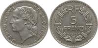 Frankreich, 3. Republik 5 Francs Lavrillier -