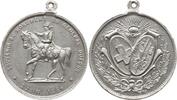 Schweiz - Genf Tragbare Zinnmedaille Einweihung des Reiterdenkmals für General Dufour, 1787 - 1875 -