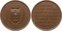 Italien, Sardinien, Königreich Bronzemedaille Vittorio Emanuele I., 1802 - 1821, Rückkehr nach Nizza, nach seiner Abdankung -