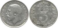 Großbritannien 3 Pence George V., 1910 - 1936 -